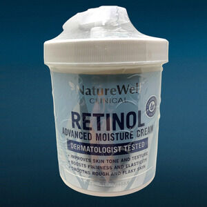 NEW NatureWell Clinical Retinol Advanced Moisture Cream Face Body 16 oz Sealed